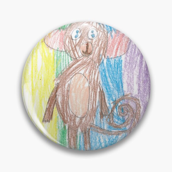 Item preview, Monkey Floating In A Rainbow designed and sold by penpenthemonkey.