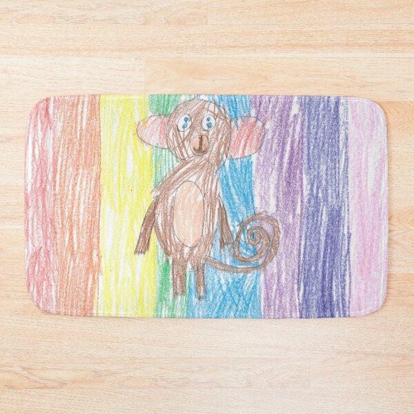 Item preview, Monkey Floating In A Rainbow designed and sold by penpenthemonkey.