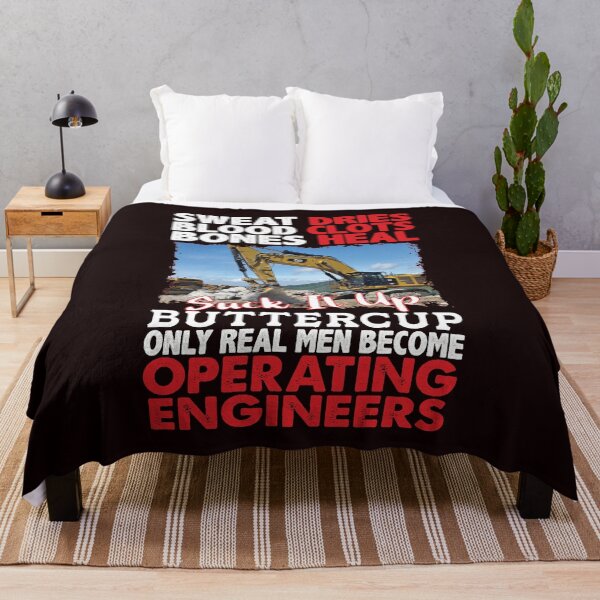 Item preview, Only Real Men Become Operating Engineers designed and sold by trendsshop.