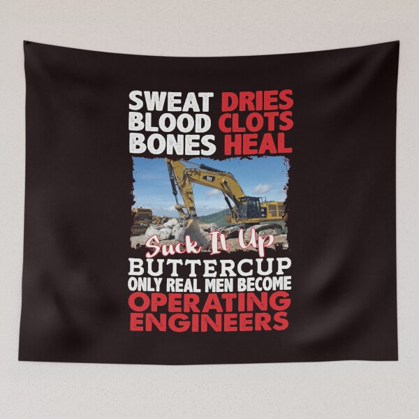 Item preview, Only Real Men Become Operating Engineers designed and sold by trendsshop.