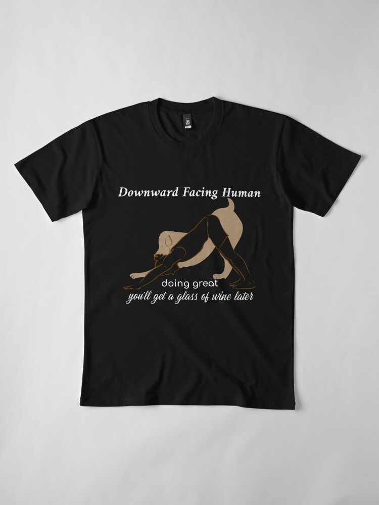 Downward Facing Human Funny Yoga Products