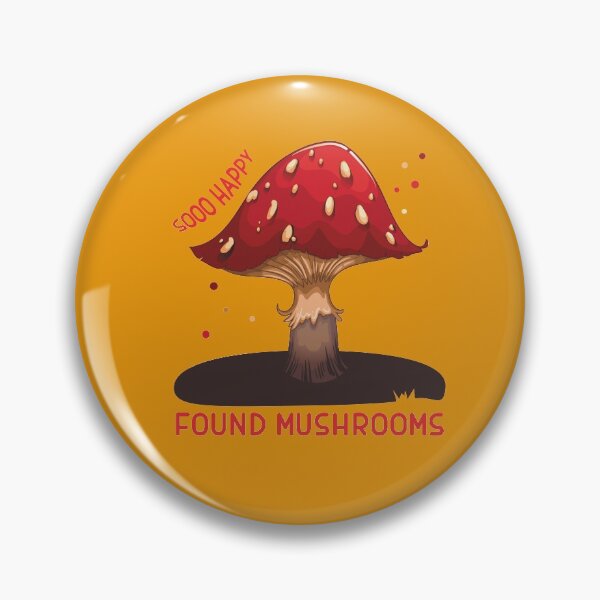 Item preview, So happy found mushroom, funny mushroom tee, for mushroom hunters designed and sold by MushroomHunters.