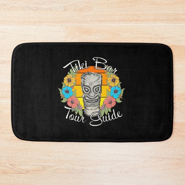 Item preview, Tiki Bar Tour Guide Tiki Gods Totems Idols Retro Tropical Polynesian Hula Girls designed and sold by funnytshirtemp.