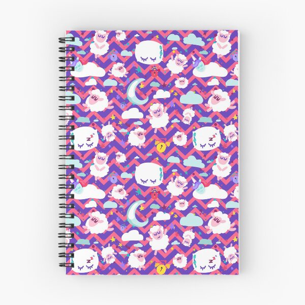Item preview, Purple and Hot Pink With Kawaii Sheep, Cute Animals, Sleepy Bedtime For Kids designed and sold by lindskacy.