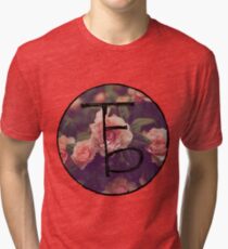 the front bottoms floral logo Tri-blend T-Shirt