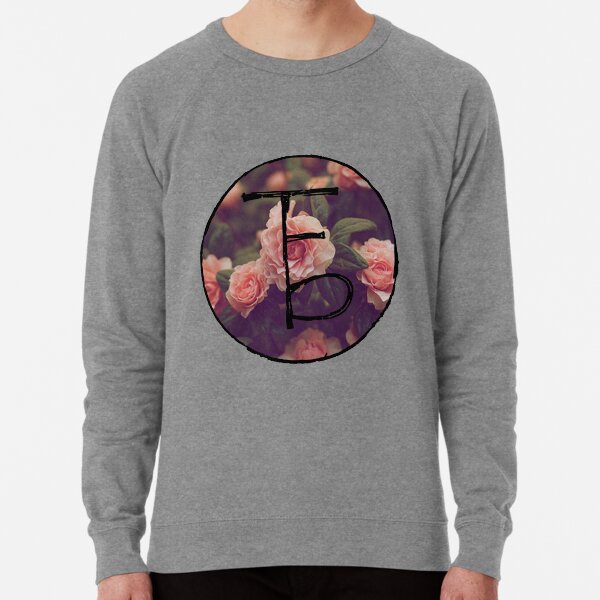 the front bottoms floral logo Lightweight Sweatshirt