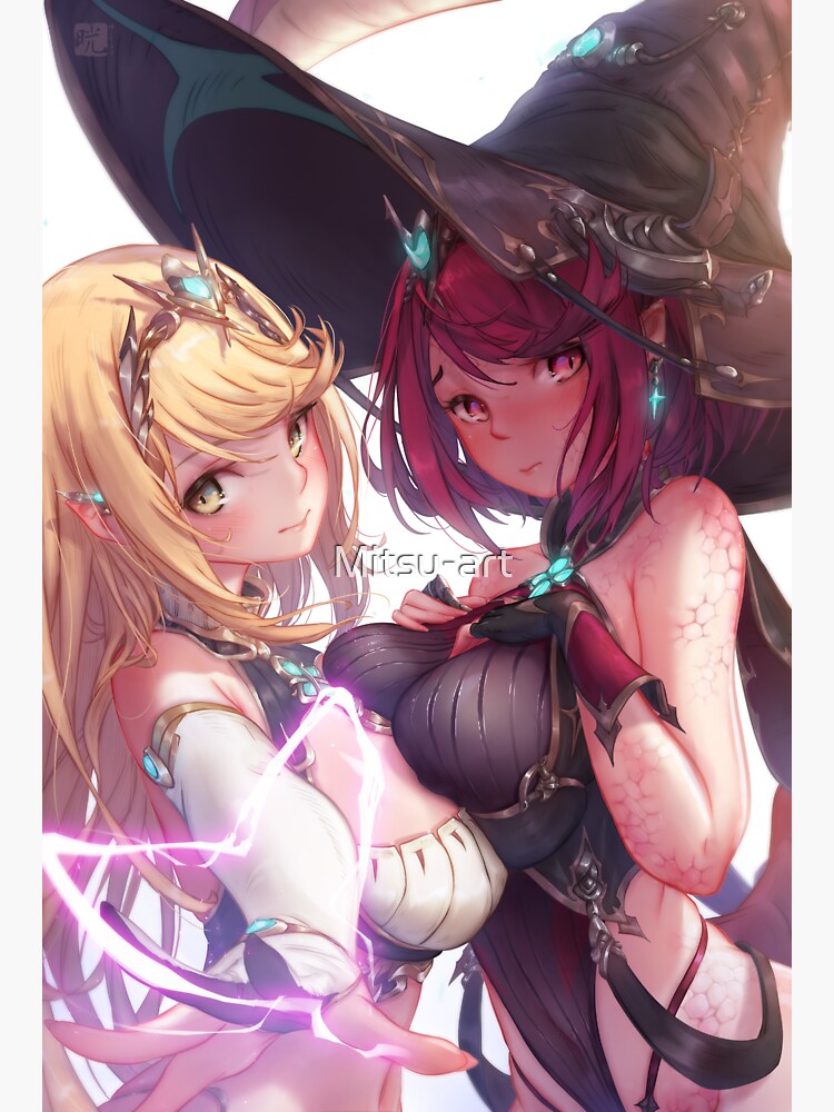 Pyra and Mythra | Xenoblade 2 by Mitsu-art