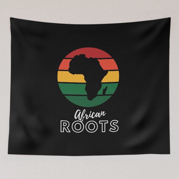 Item preview, African Roots Map Of Africa on Rasta Colors designed and sold by RastaColors.