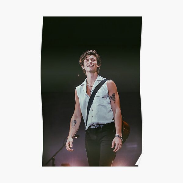 On Stage Mendes Potrait Poster