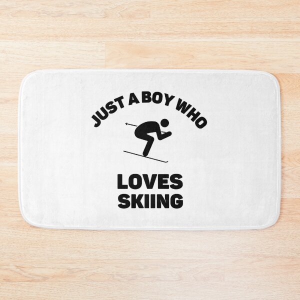 Item preview, Just a boy who loves skiing designed and sold by TheGreenGoat.