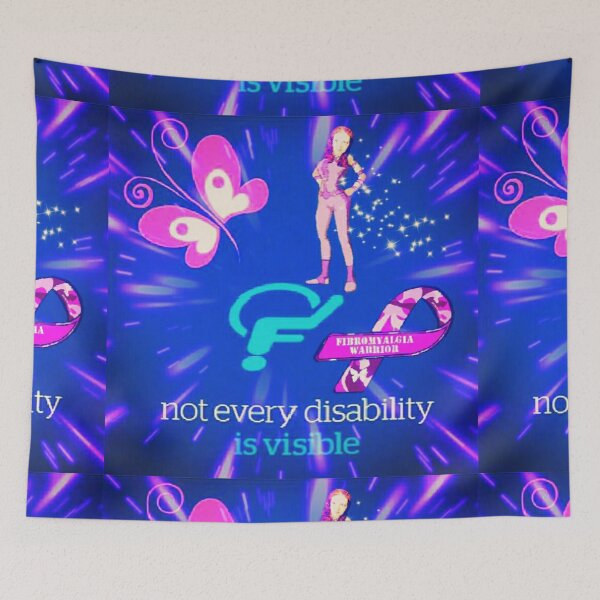 Item preview, Fibromyalgia Warrior  designed and sold by KnightStarrArt.