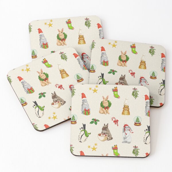 Item preview, Christmas bunnies designed and sold by Firlefanzzz.