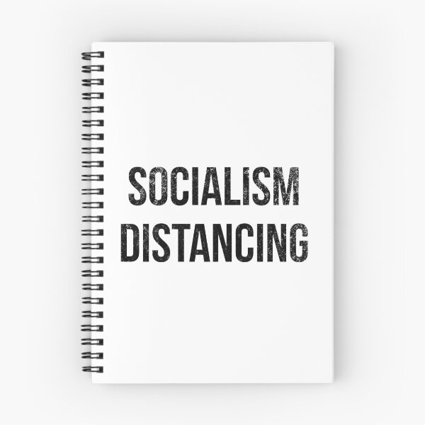 Item preview, Funny Socialism Distancing Anti Socialism T-Shirt designed and sold by GoldenDov.