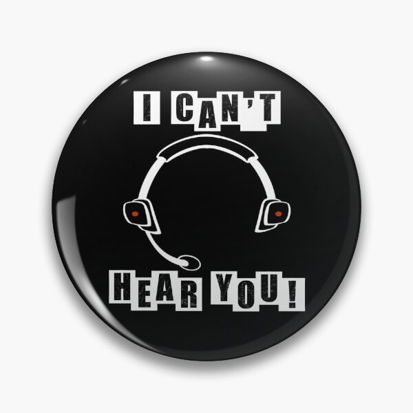 Item preview, I cant hear you - Black designed and sold by BusyMonkeys.