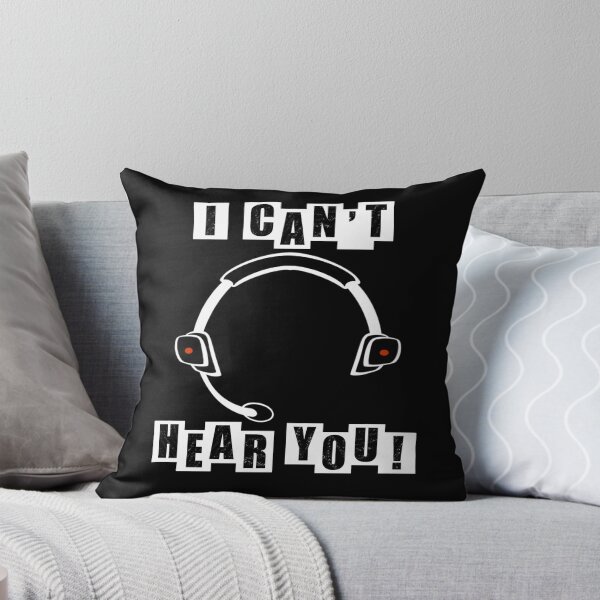 Item preview, I cant hear you - Black designed and sold by BusyMonkeys.