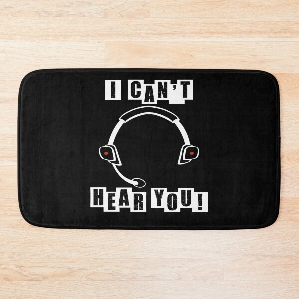 Item preview, I cant hear you - Black designed and sold by BusyMonkeys.