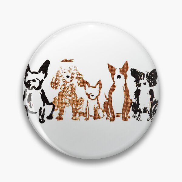 Item preview, Five Dogs in a Row designed and sold by MoMoJaJa.