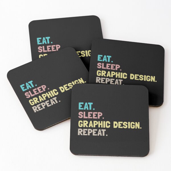 Item preview, Eat Sleep Graphic Design Repeat designed and sold by Life Shop.