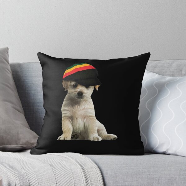 Item preview, Rasta Puppy Cute Puppy with Rasta Hat  designed and sold by RastaColors.