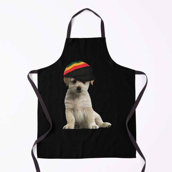 Item preview, Rasta Puppy Cute Puppy with Rasta Hat designed and sold by RastaColors.