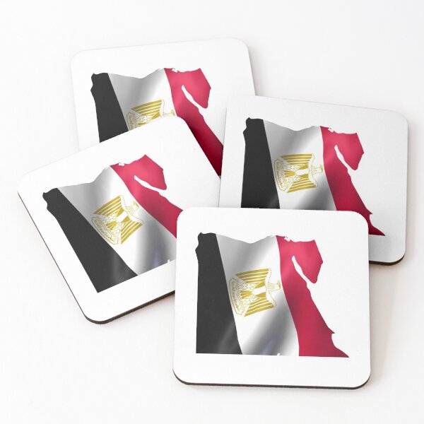 Item preview, EGYPT MAP ON FLAG STYLISH DESIGN designed and sold by ArabCorner.