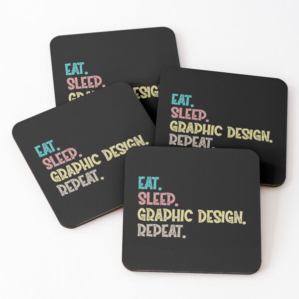 Item preview, Eat Sleep Graphic Design Repeat designed and sold by Life Shop.