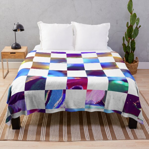 Item preview, A Purple and White Checkered Design designed and sold by The Merch.