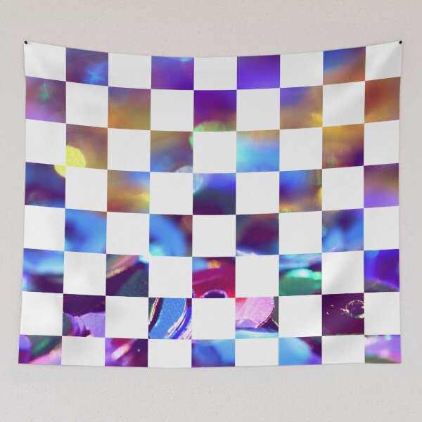 Item preview, A Purple and White Checkered Design designed and sold by The Merch.
