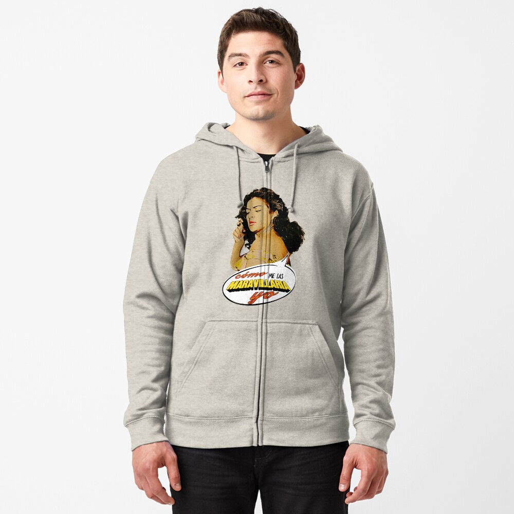 Vista previa del artículo con la obra «Sudadera con capucha y cremallera», diseñado y vendido por danimota.