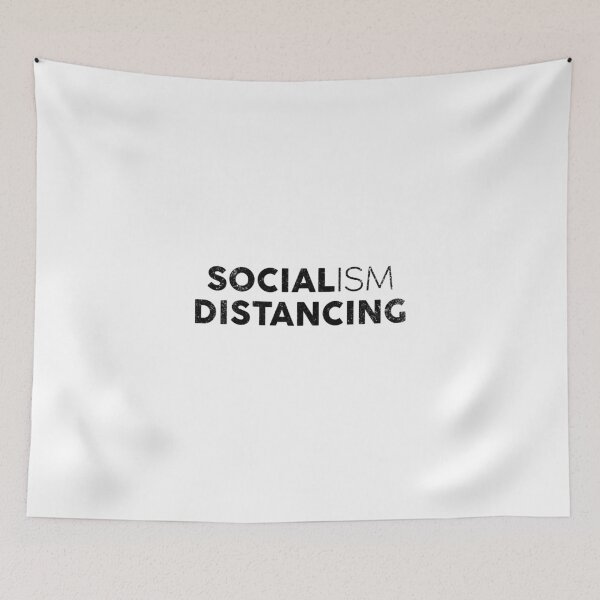 Item preview, Socialism Distancing Anti Socialism Funny T-Shirt designed and sold by GoldenDov.