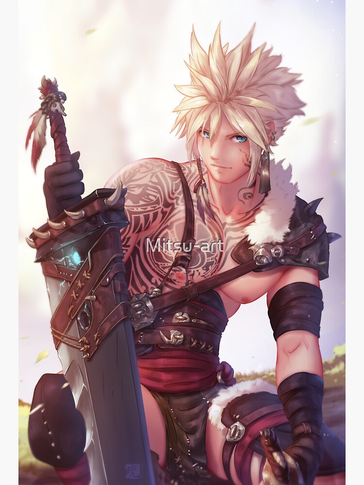 Cloud Barbarian | Final Fantasy VII by Mitsu-art