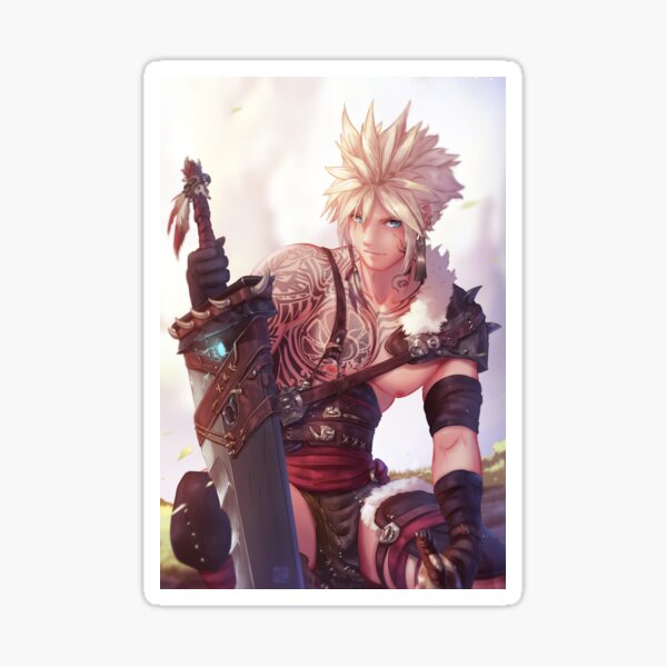 Cloud Barbarian | Final Fantasy VII Sticker