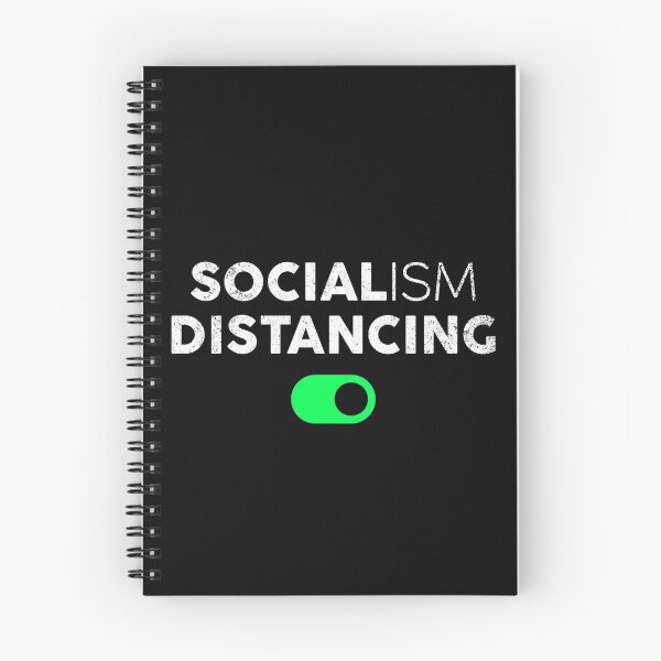 Item preview, Socialism Distancing Anti Socialism Funny T-Shirt designed and sold by GoldenDov.