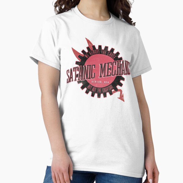 Item preview, Satanic Mechanic designed and sold by Cromulent Cloth.