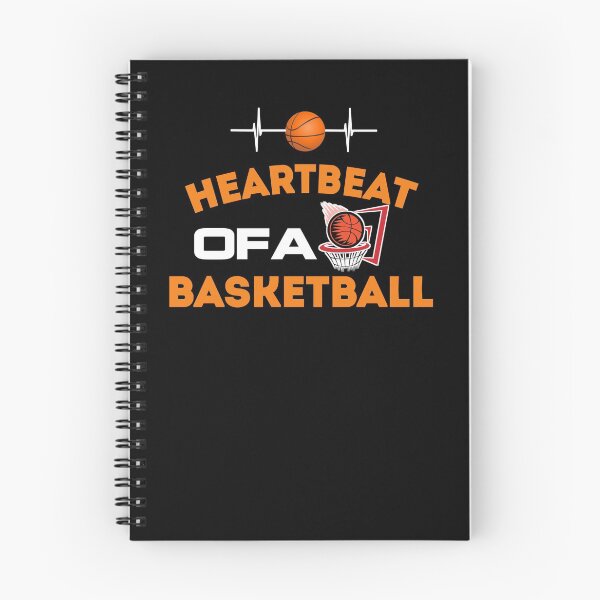 Item preview, HEARTBEAT of a  basketball tshirt funny designed and sold by Trendora Studio.