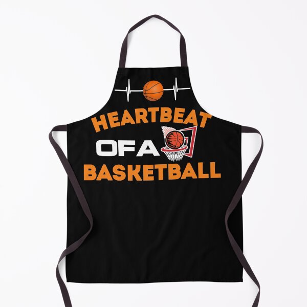 Item preview, HEARTBEAT of a basketball tshirt funny designed and sold by Trendora Studio.