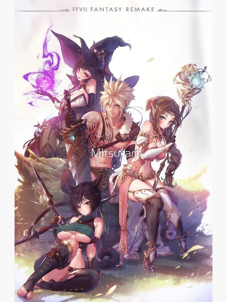 Final Fantasy VII Remake by Mitsu-art