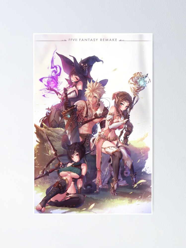 Alternate view of Final Fantasy VII Remake Poster