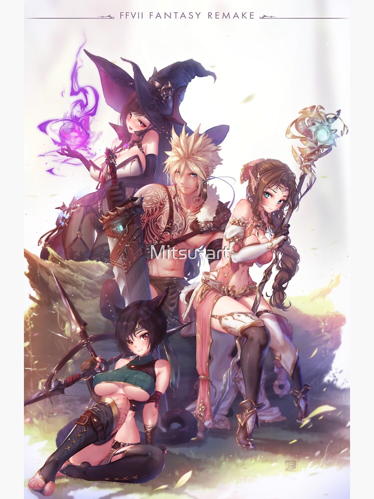 Final Fantasy VII Remake by Mitsu-art