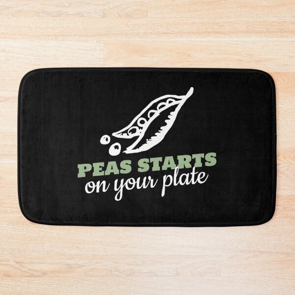 Item preview, Peas Starts on Your Plate - Retro Design for Vegans and Vegetarians designed and sold by betterlifeisveg.