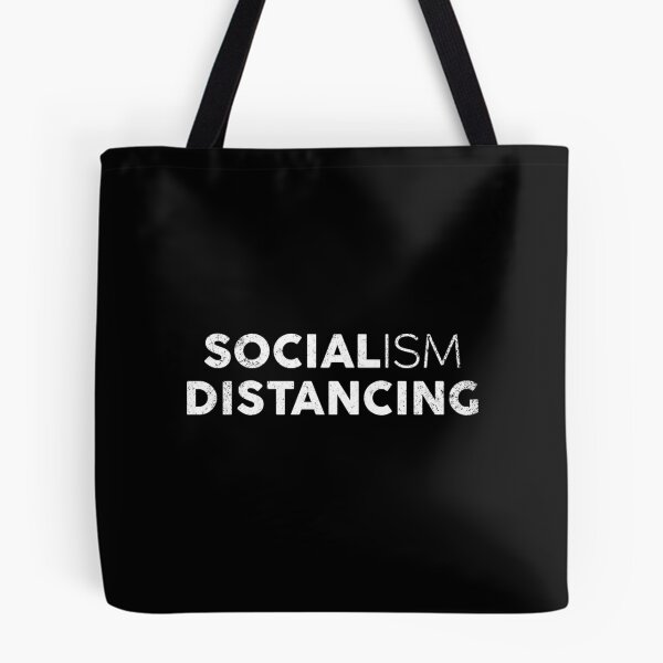 Item preview, Socialism Distancing Anti Socialism Funny T-Shirt designed and sold by GoldenDov.