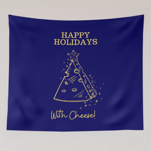Item preview, Happy Holidays with Cheese! designed and sold by Lolas-Creations.