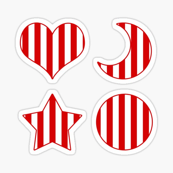 Item preview, Red and White Stripes | Medium Vertical Stripes | designed and sold by SimplyStripes.
