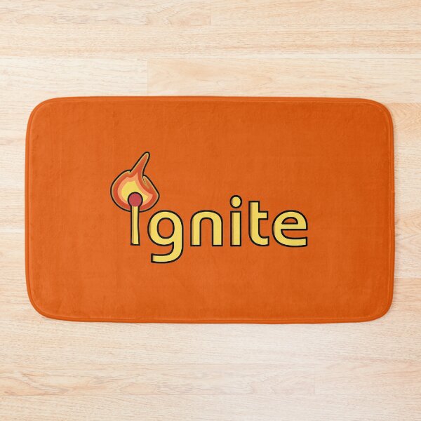 Item preview, ignite - cool (hot?) typography flame match designed and sold by SolidEarthArt.