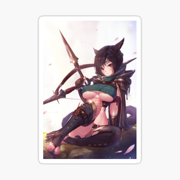 Yuffie Neko girl | Final Fantasy VII Sticker