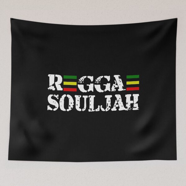 Item preview, Reggae Souljah Reggae Lovers Design in Rasta Colors designed and sold by RastaColors.