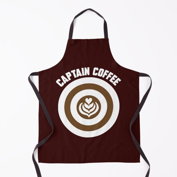 Item preview, Captain Coffee logo white&brown + white text designed and sold by Dkrode.