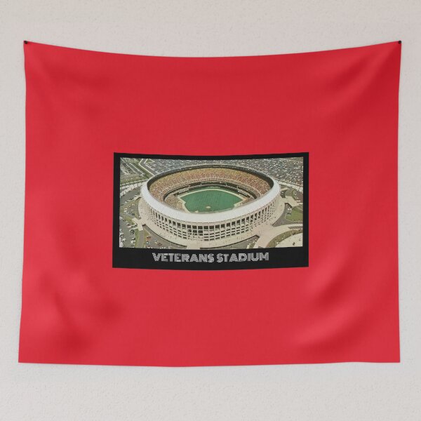 Artikelvorschau, Veterans Stadium – Phillies Red entworfen und verkauft von DeadStadium.
