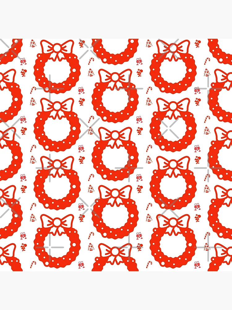 Aperçu 2 sur 2. Impression rigide avec l'œuvre Christmas pattern créée et vendue par Patternsonly.