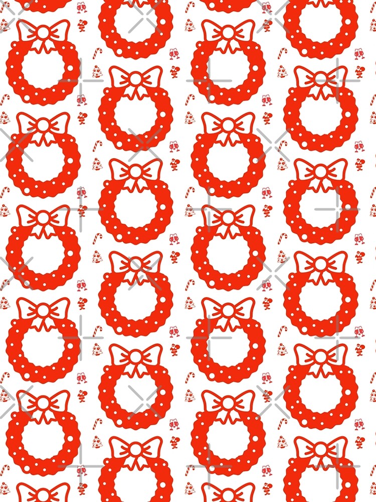 Aperçu 5 sur 5. Robe trapèze avec l'œuvre Christmas pattern créée et vendue par Patternsonly.